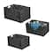 Honey Can Do Black Nesting Rectangle Maize Baskets, 3ct.